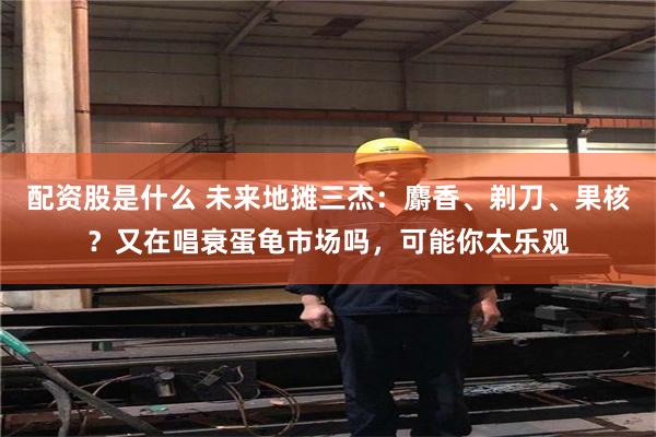 配资股是什么 未来地摊三杰：麝香、剃刀、果核？又在唱衰蛋龟市场吗，可能你太乐观