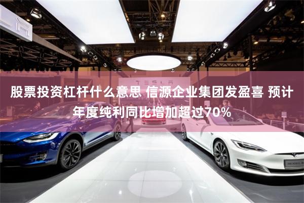 股票投资杠杆什么意思 信源企业集团发盈喜 预计年度纯利同比增加超过70%