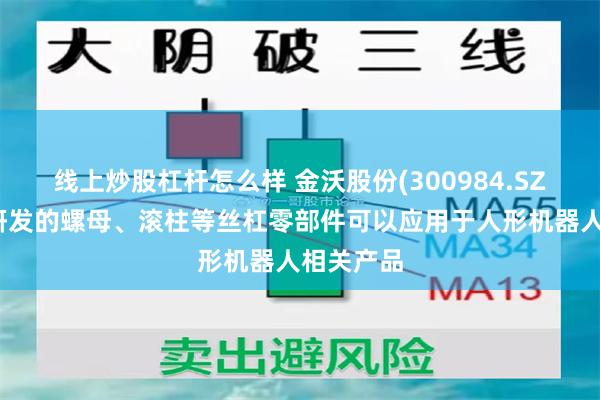 线上炒股杠杆怎么样 金沃股份(300984.SZ)：公司研发的螺母、滚柱等丝杠零部件可以应用于人形机器人相关产品