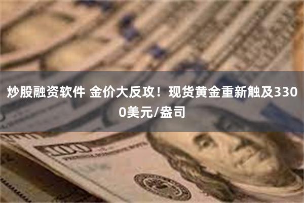 炒股融资软件 金价大反攻！现货黄金重新触及3300美元/盎司